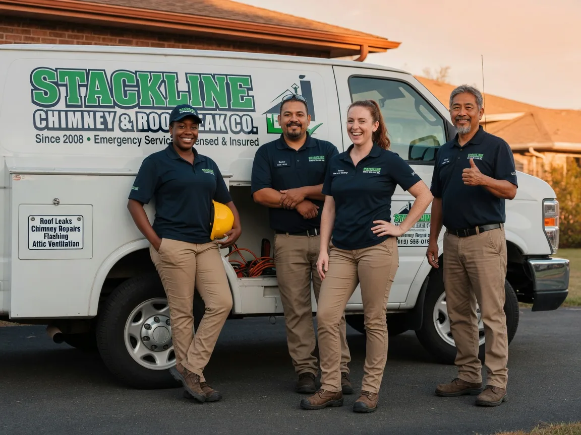 Chimney flashing repair company in Oxford, MI